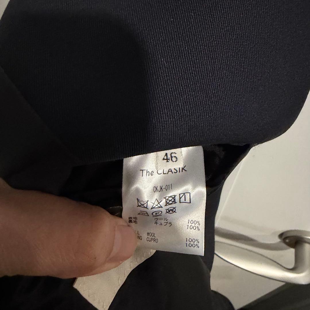 The CLASIK ハリントンジャケット CKJK 011 ネイビー 46 S