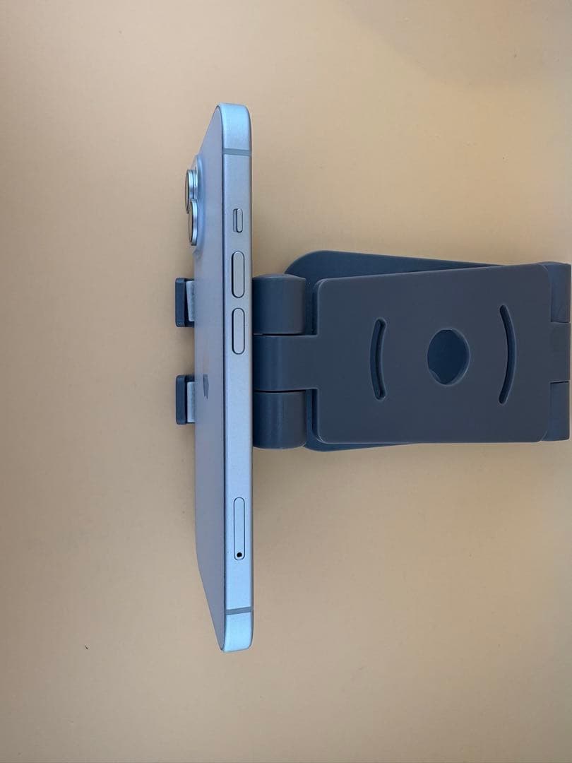 Iphone15ブルー128gb SIMフリーバッテリー純正85％