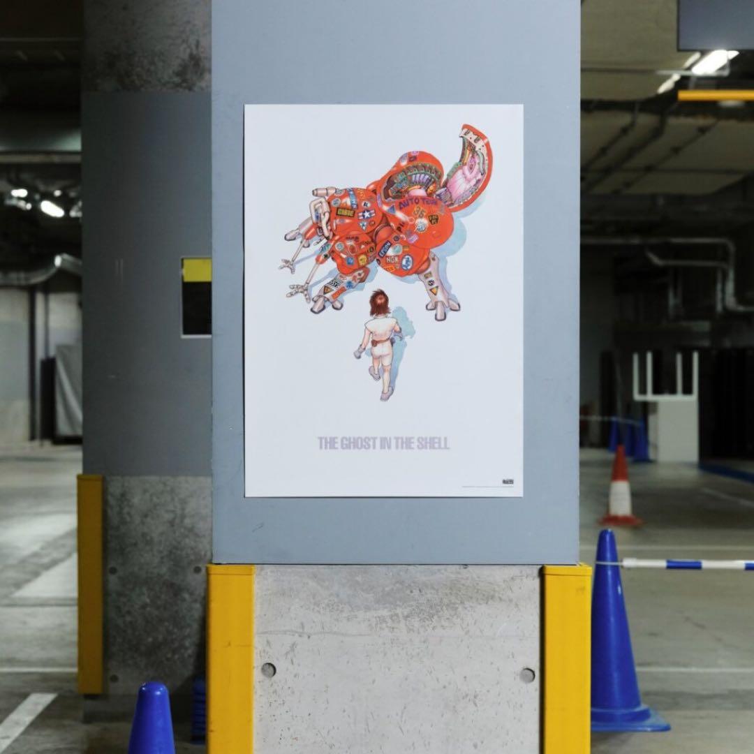 大友克洋×攻殻機動隊 士郎正宗の世界展 Tシャツ Lサイズ　ポスター　セット