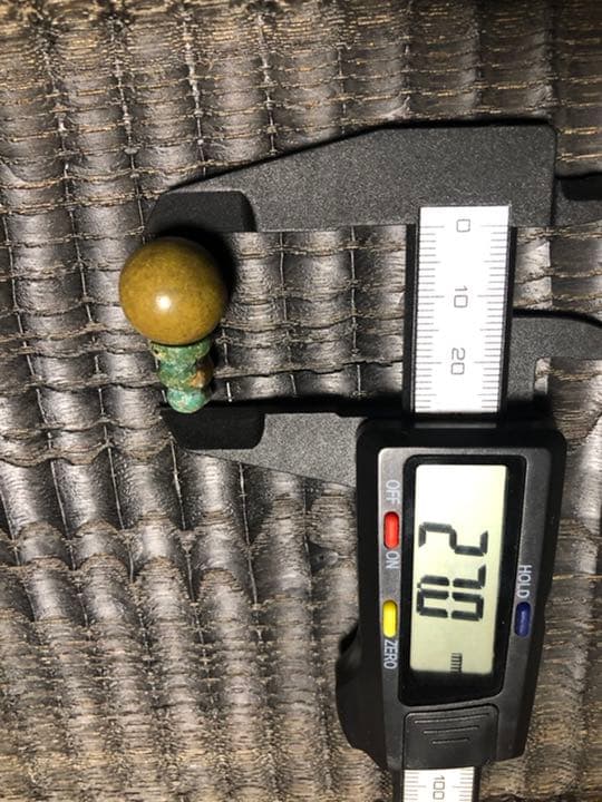 アンティーク　チベタンターコイズ　数珠珠　ボサ玉