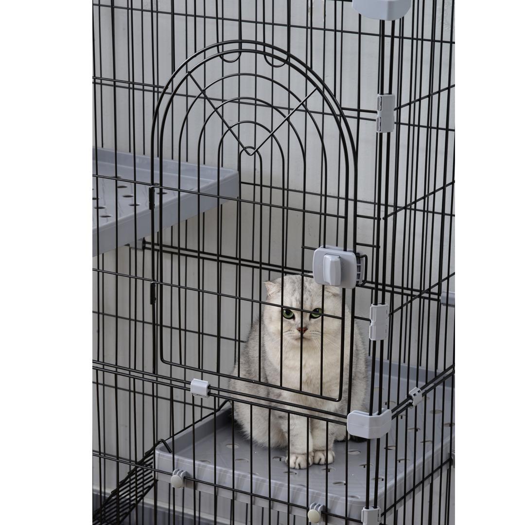 おしゃれ 猫 ケージ キャットケージ 2段 猫ゲージ キャットハウス 多段