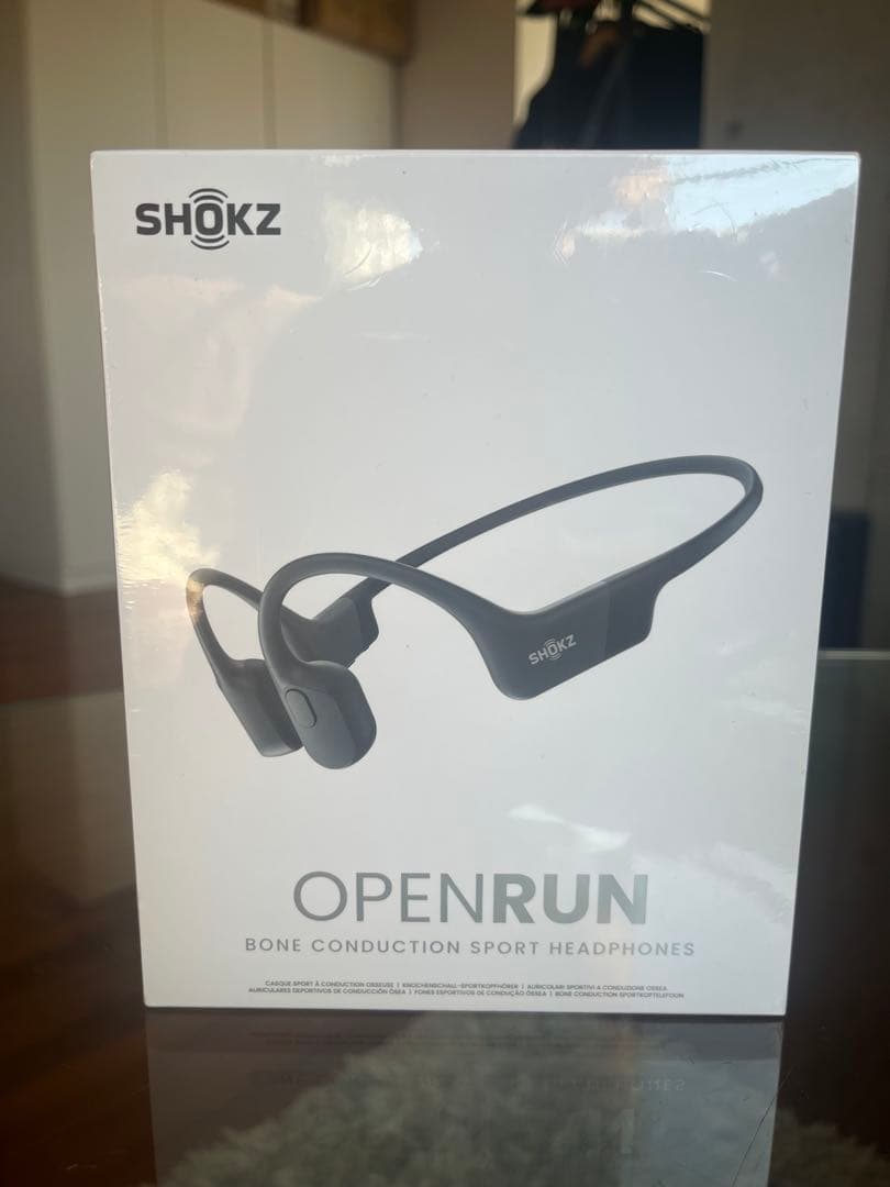 SHOKZ OpenRun 骨伝導イヤホン ブラック