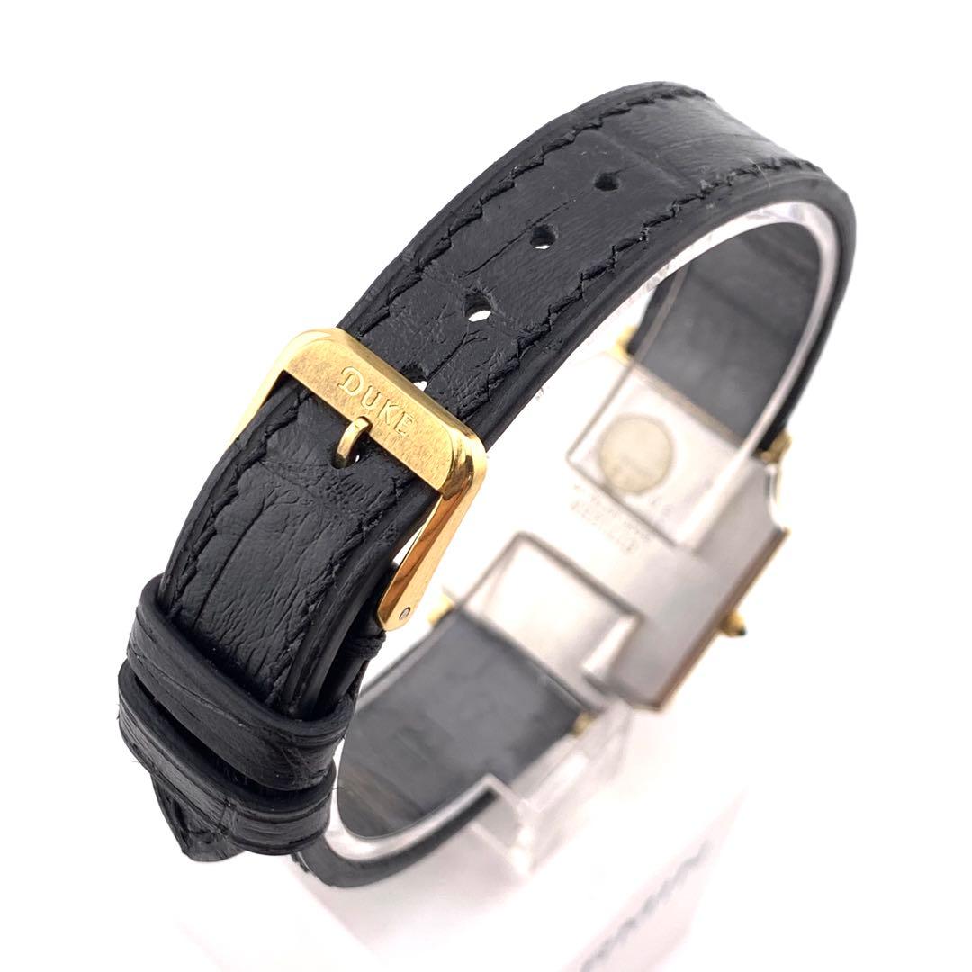 7-4149 Citizen Duke 2730 腕時計 ブラック/ゴールド