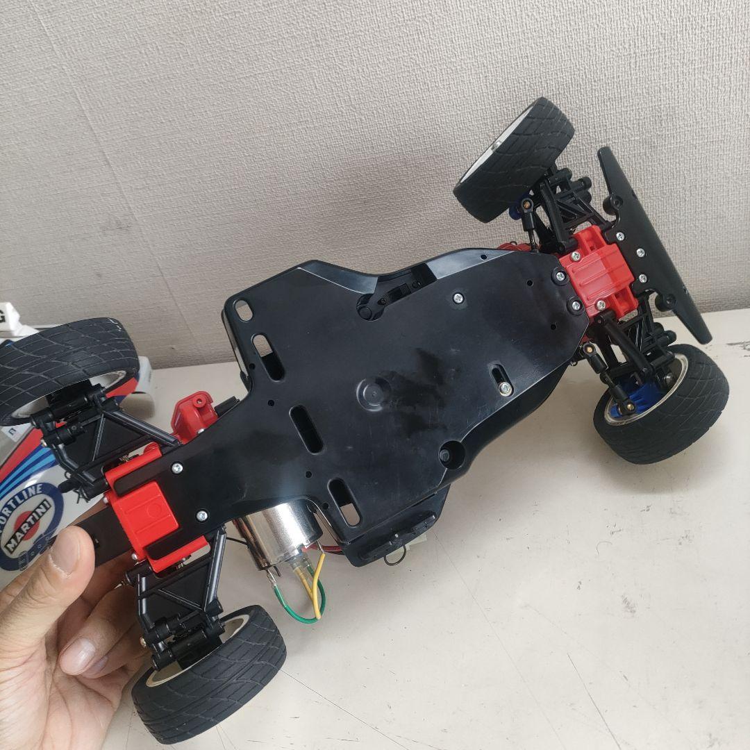 【当時物、レア】タミヤTA02シャーシ、プロポ、メカ付き、ランチアボディ付き