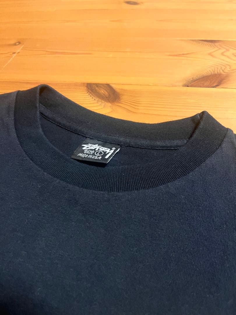 80s old stussy ヴィンテージ　黒タグ　USA製　シャドーマン