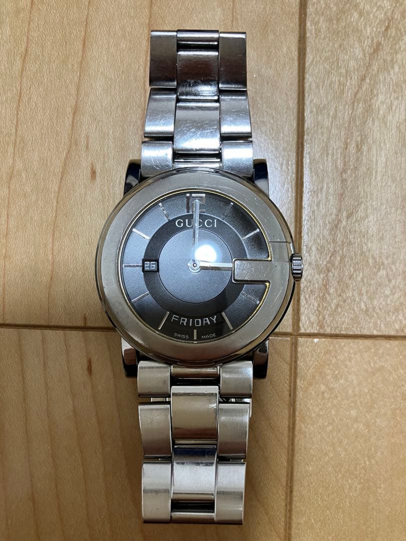 GUCCI アナログ腕時計 シルバー