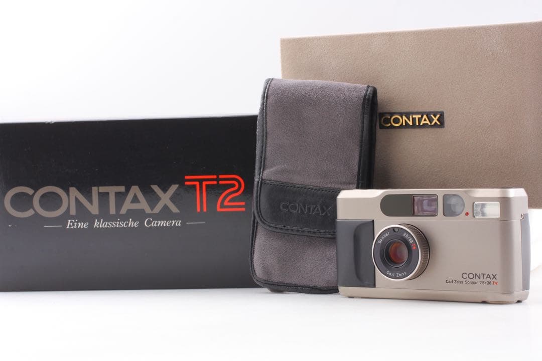 【完動品/試写有り】CONTAX T2 シルバー データバック