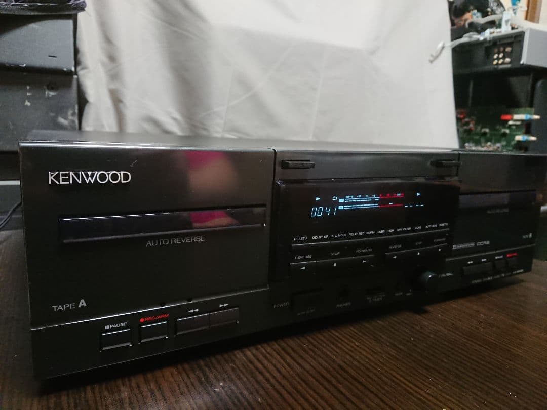 美品メンテナンス整備済みKENWOOD製カセットデッキKX-W6080