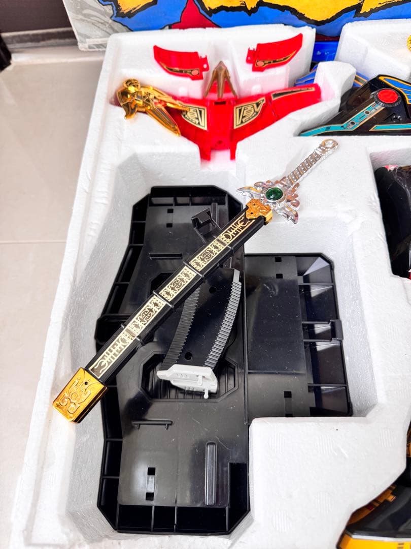 当時物　五星合体　ダイレンジャー　ＤＸ　大連王　箱付き