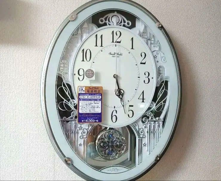 ★メルカリ市sale✨新品✨ Small World 電波掛け時計 メロディ設定
