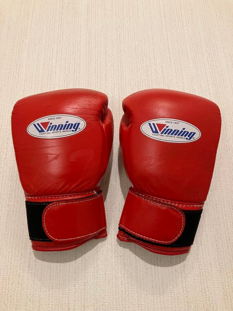 winning ウィニングボクシンググローブ レッド 8オンス MS-200B