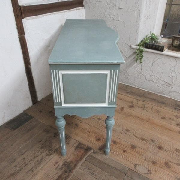 イギリス アンティーク 家具 サイドボード キャビネット ペイント 6912d