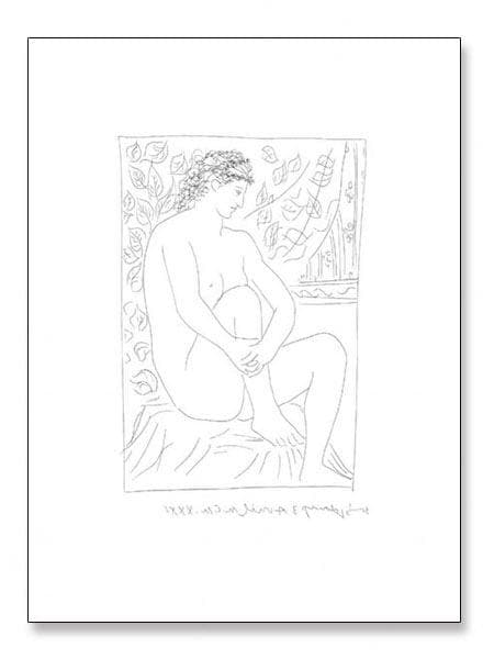 額装品/インテリア//Malaga Mujer 1931 パブロピカソ/ポスター