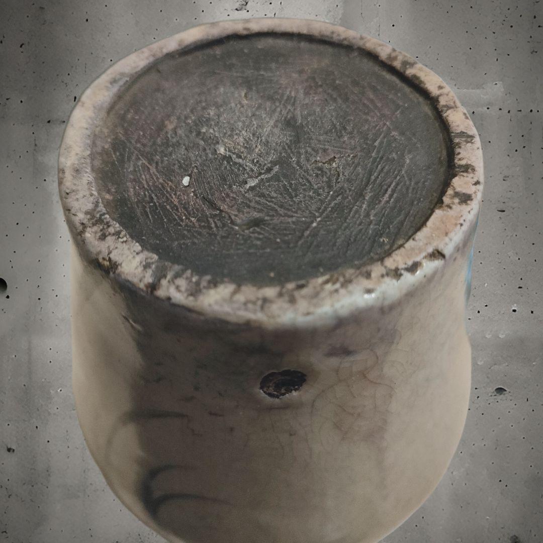 マ*サ様 李朝鉄絵　小壺　時代物　骨董　朝鮮美術