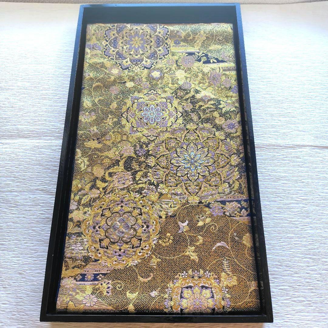 【逸品】袋帯 青銅彫金 華紋 唐花 着物 和装 訪問着 振袖 結婚式 成人式