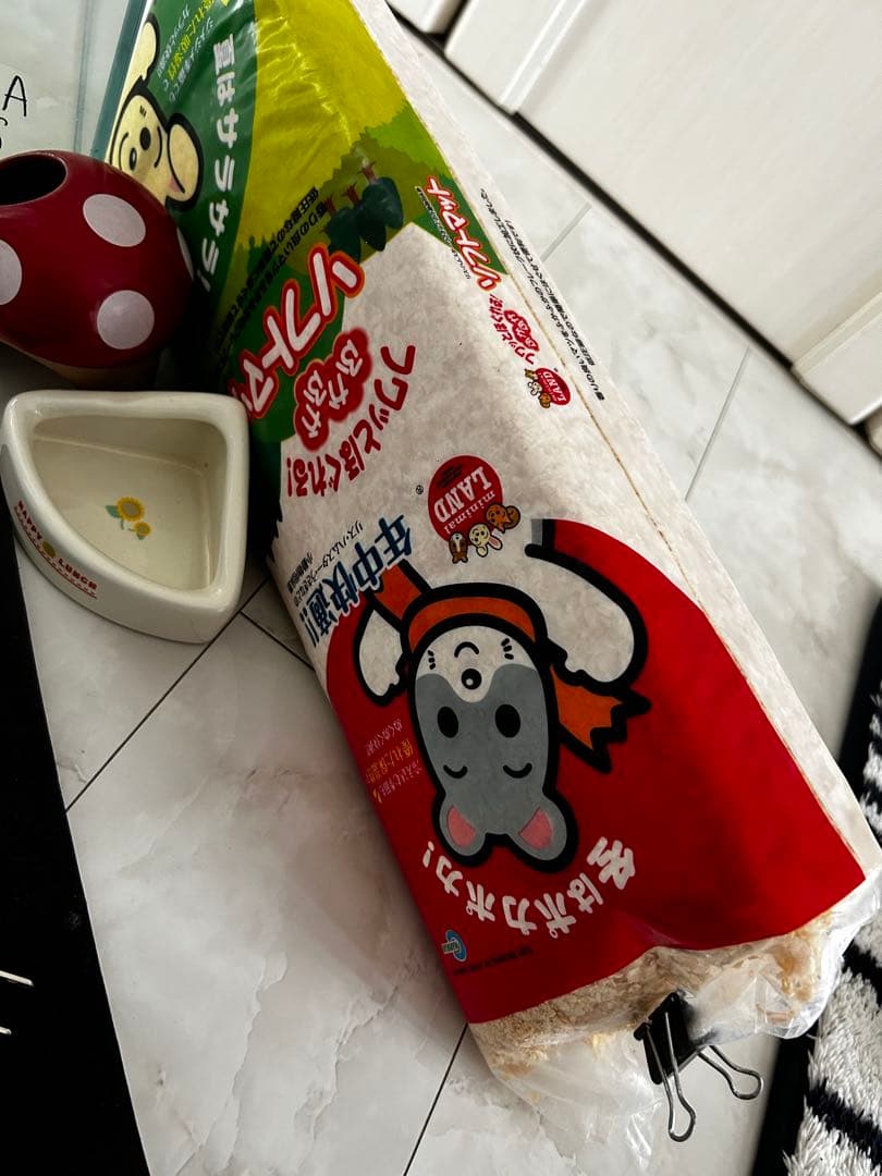 ハムスター飼育セット　小動物用ガラスケージ