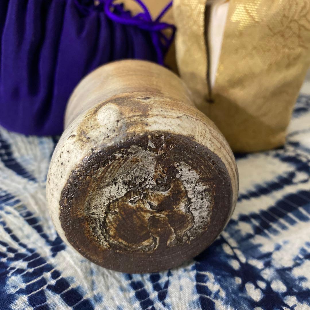 時代　絵志野　茶入　茶道具