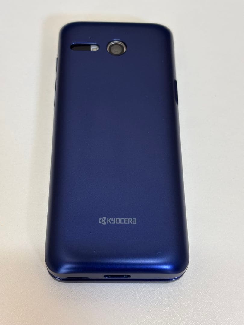 au かんたんケータイ KYF41 青 ガラケー