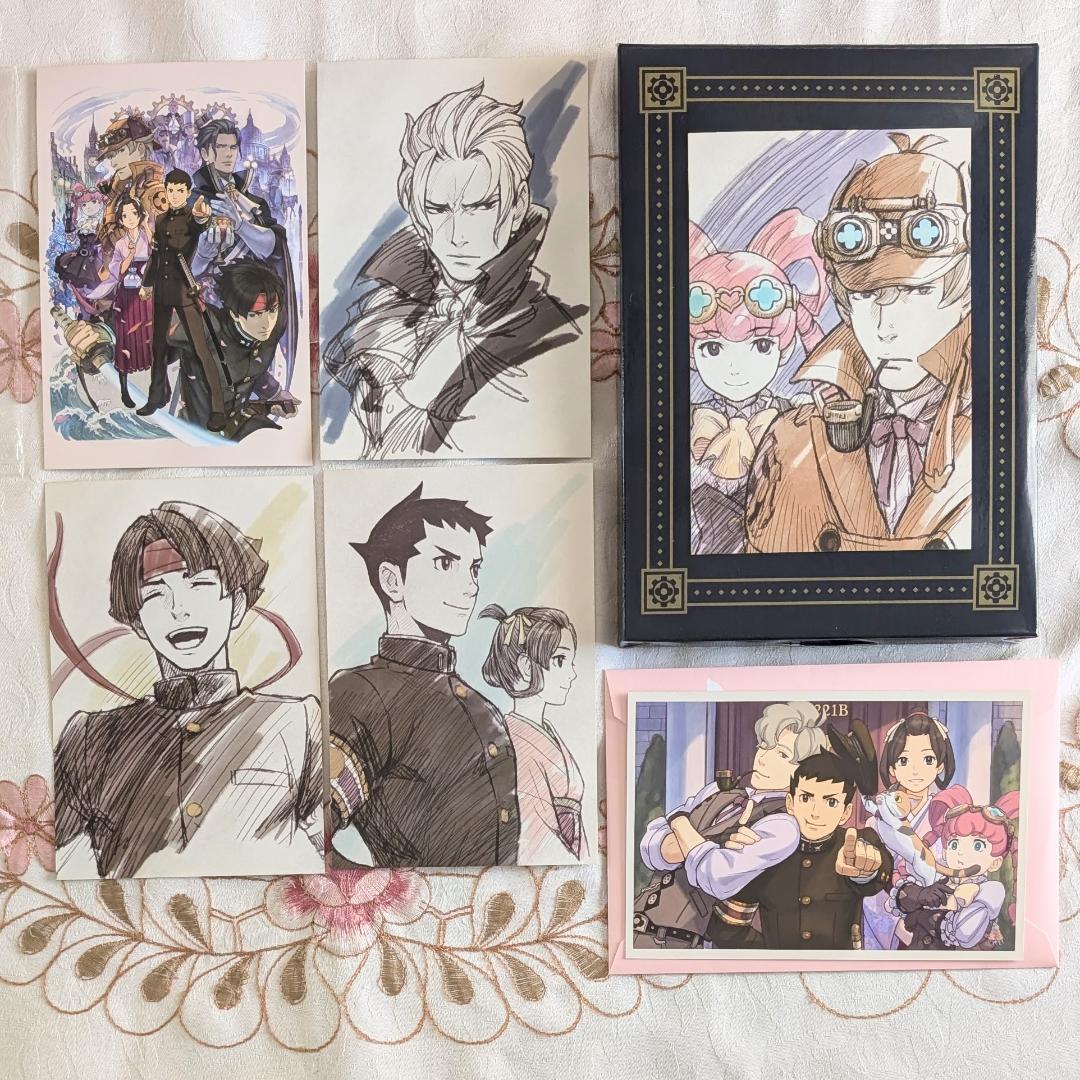 ポストカード 6枚セット プライベートトランク 大逆転裁判 イーカプコン限定版