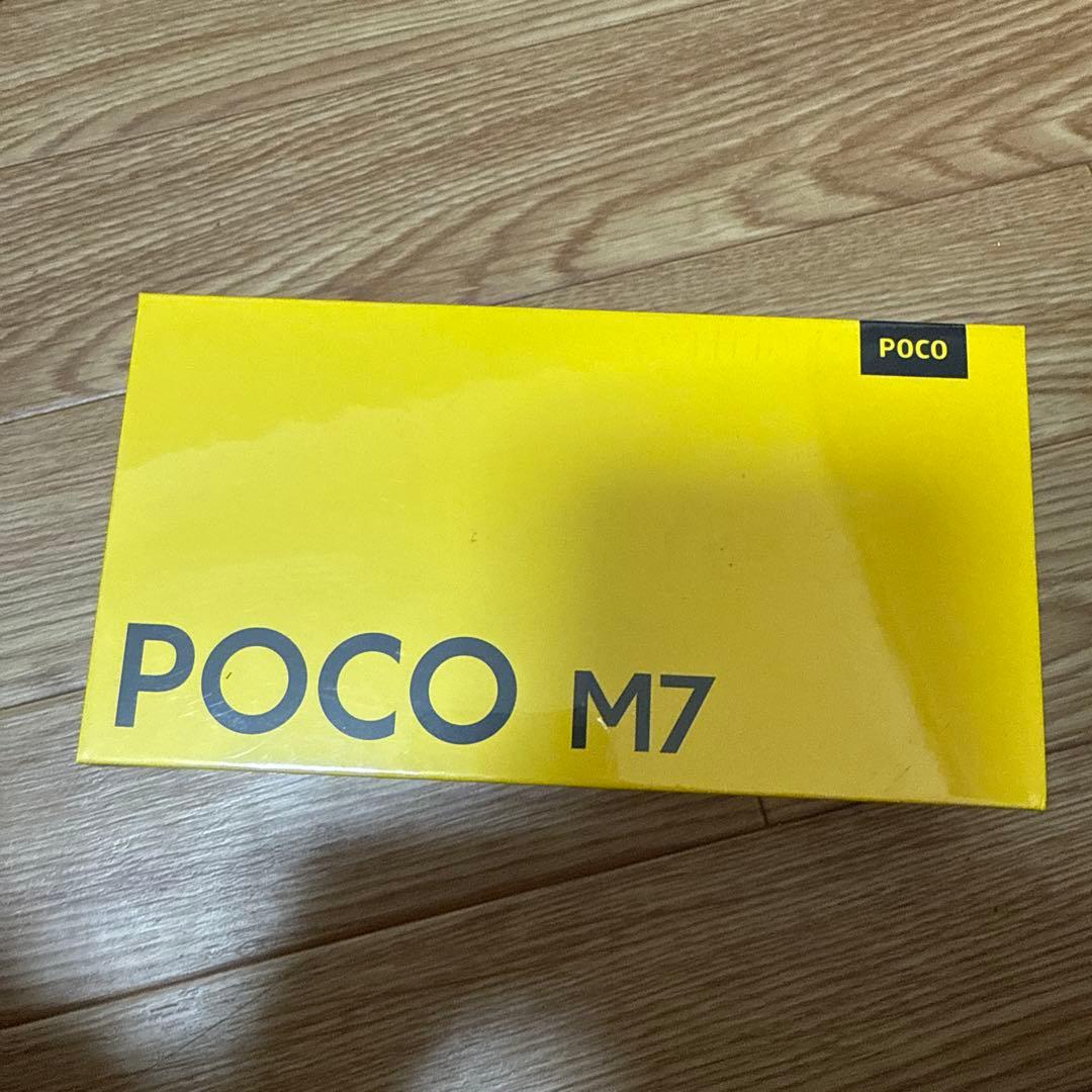 携帯電話本体 POCO M7 Blue 6GB+128GB
