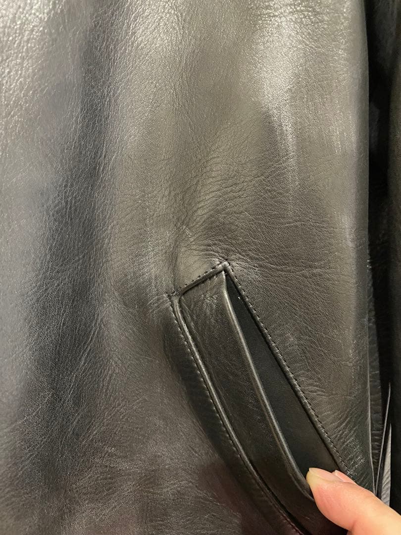 【ZIAS LEATHER JACKET】　サイズ1