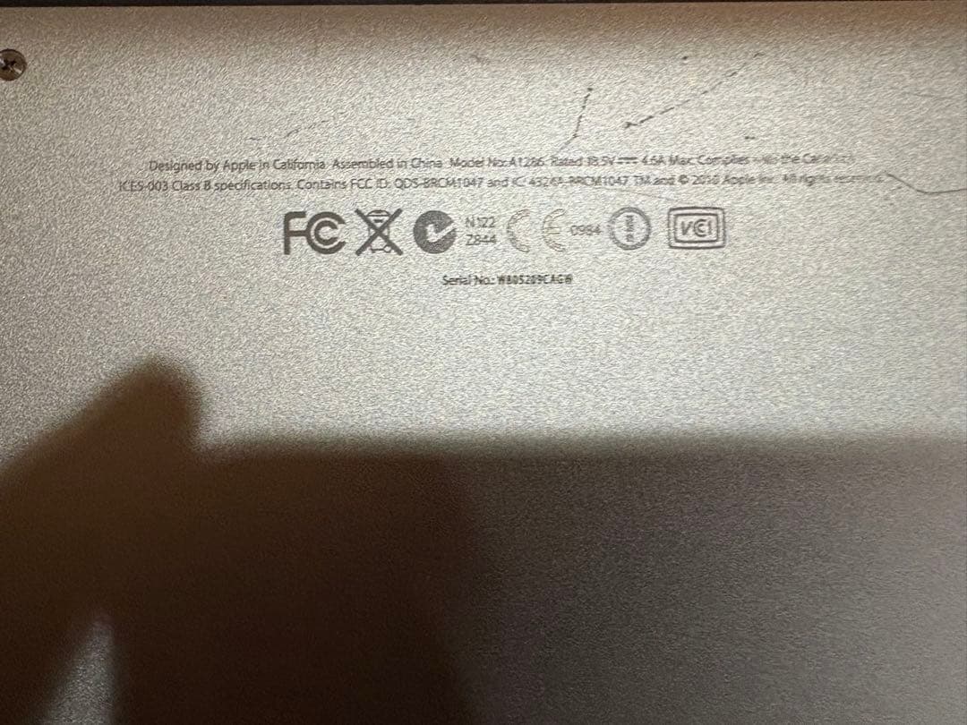 Apple MacBook Pro 2010 A1286シルバー