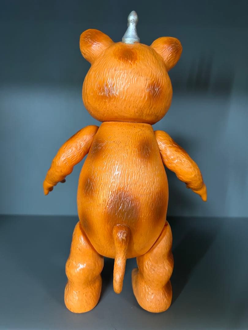 マルサン怪獣ブースカ　オレンジ成型　王冠　珍色銀塗装