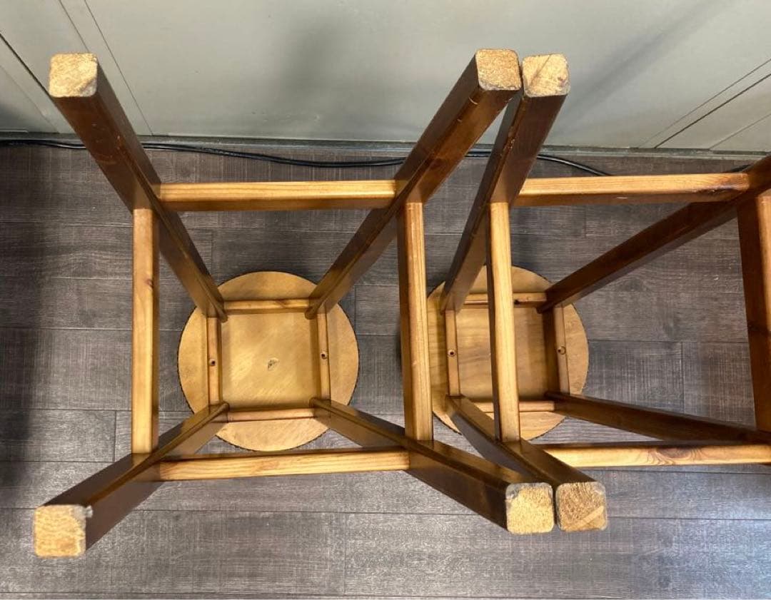 ハイスツール 2脚セット　合皮