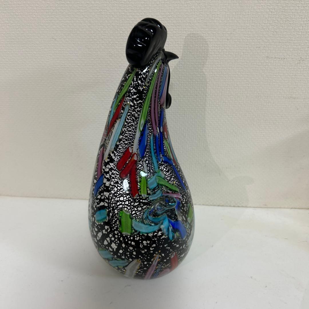 MURANO Formia ムラーノ　ヴェネチアン　鶏　美術品　工芸　イタリア製