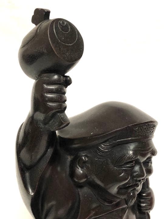 ■七福神・大黒天　ブロンズ像■銅像・縁起物・開運・インテリア・飾り・招福