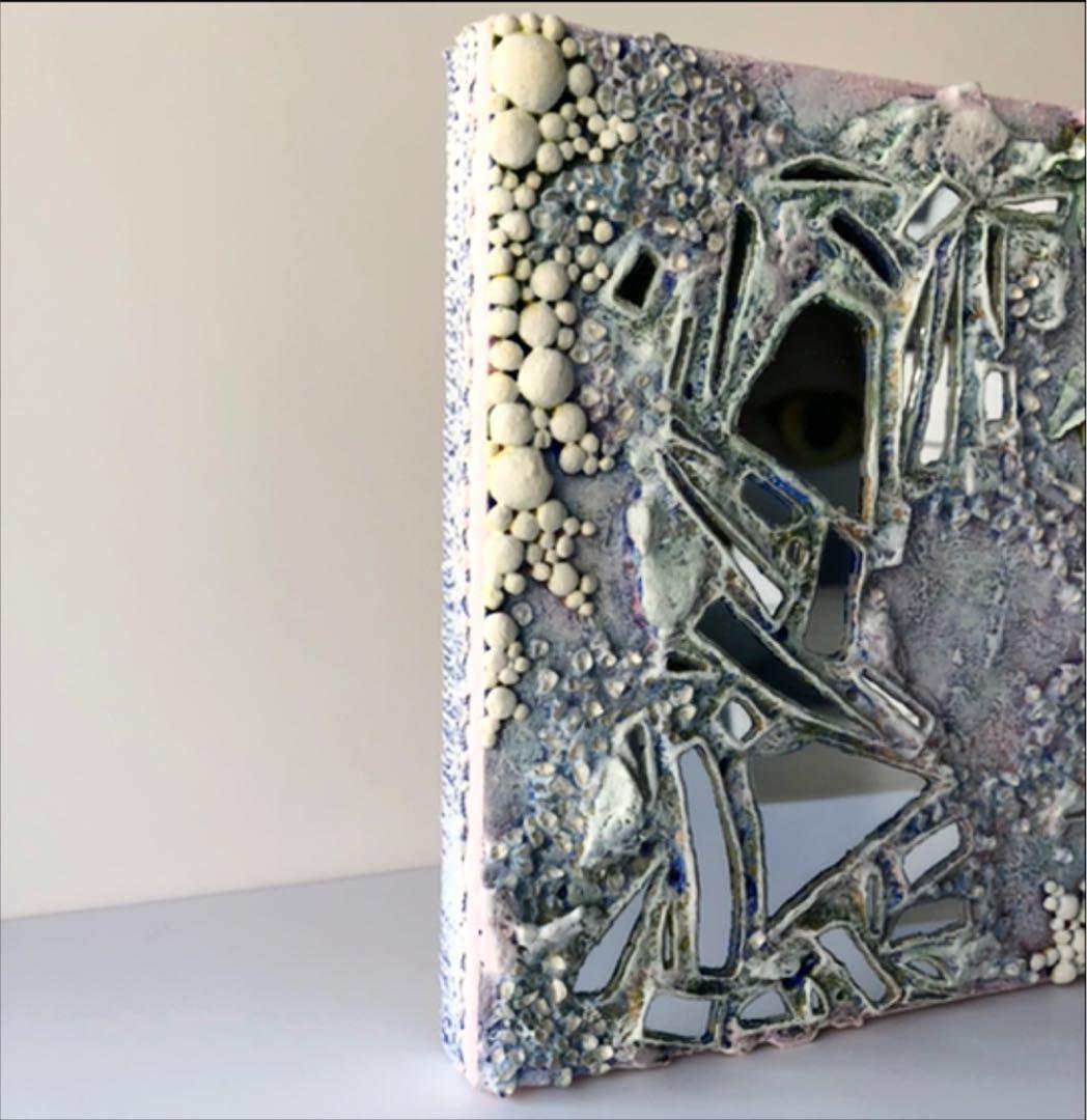 原画　アクリル着色　紙粘土絵画「朝のひかり」 吉田美香