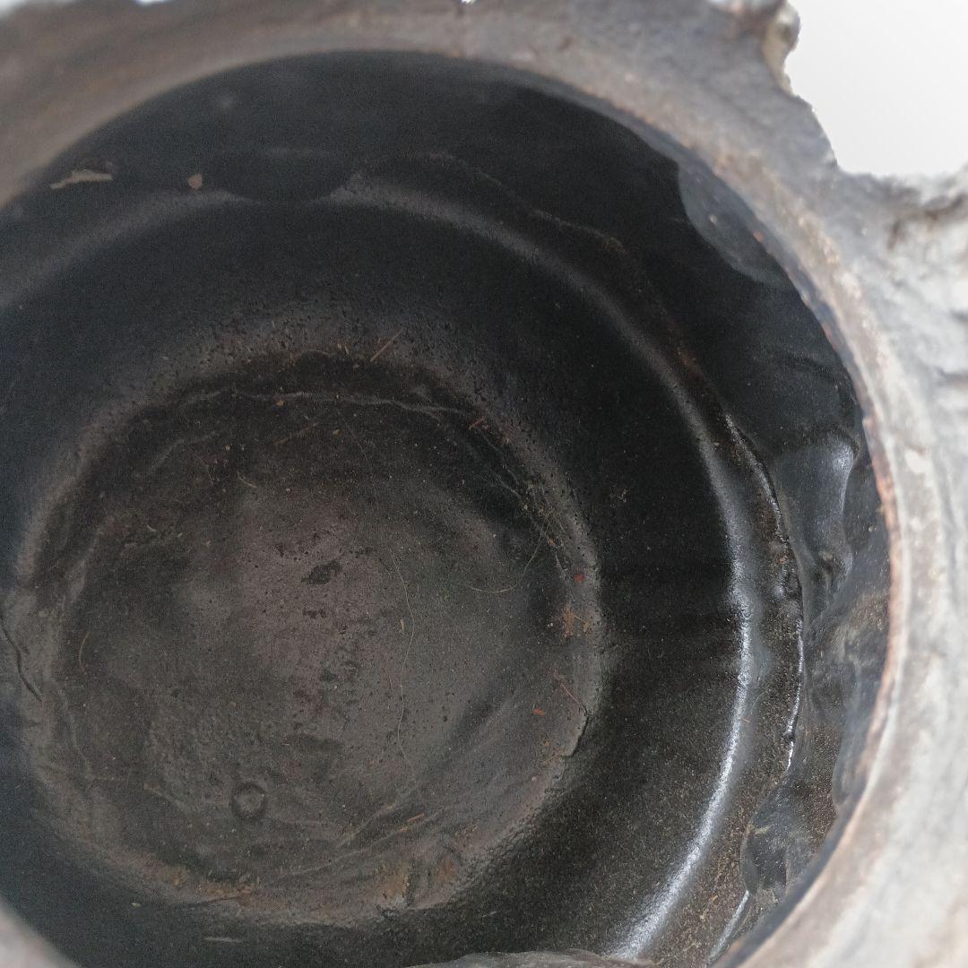 鋳鉄製 山水風景 鉄瓶