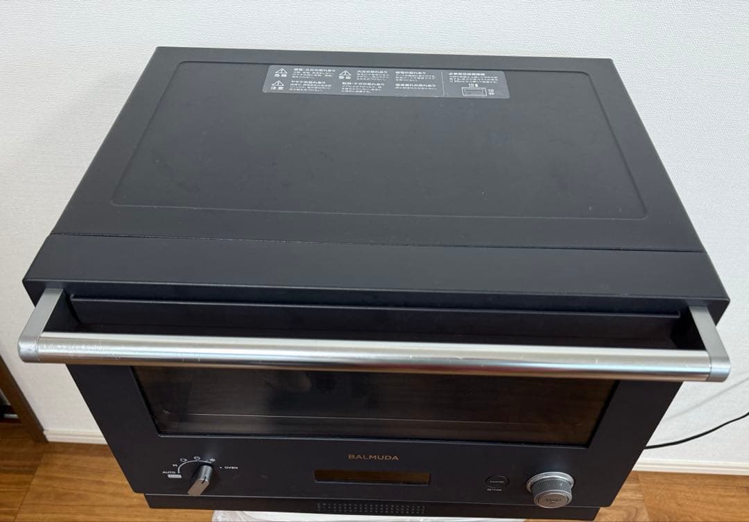 【ジャンク品】BALMUDA K04A-BK オーブンレンジ　説明書付