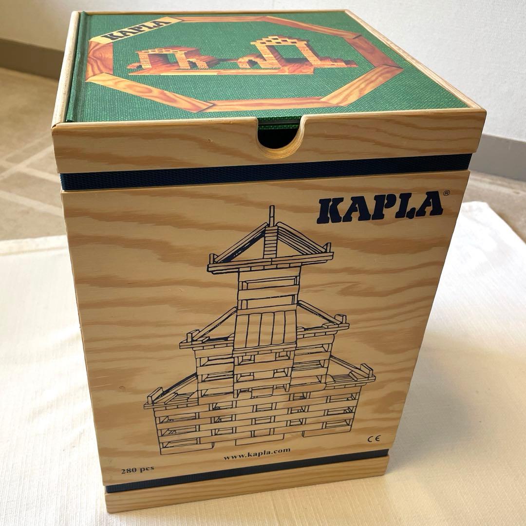 美品 カプラKAPLA 積み木　280アートブック緑
