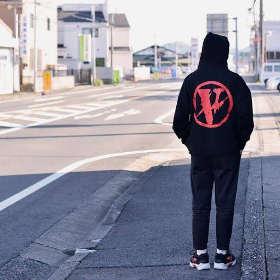 VLONE ×FRAGMENT DESIGN ヴィーロン パーカー サイズL