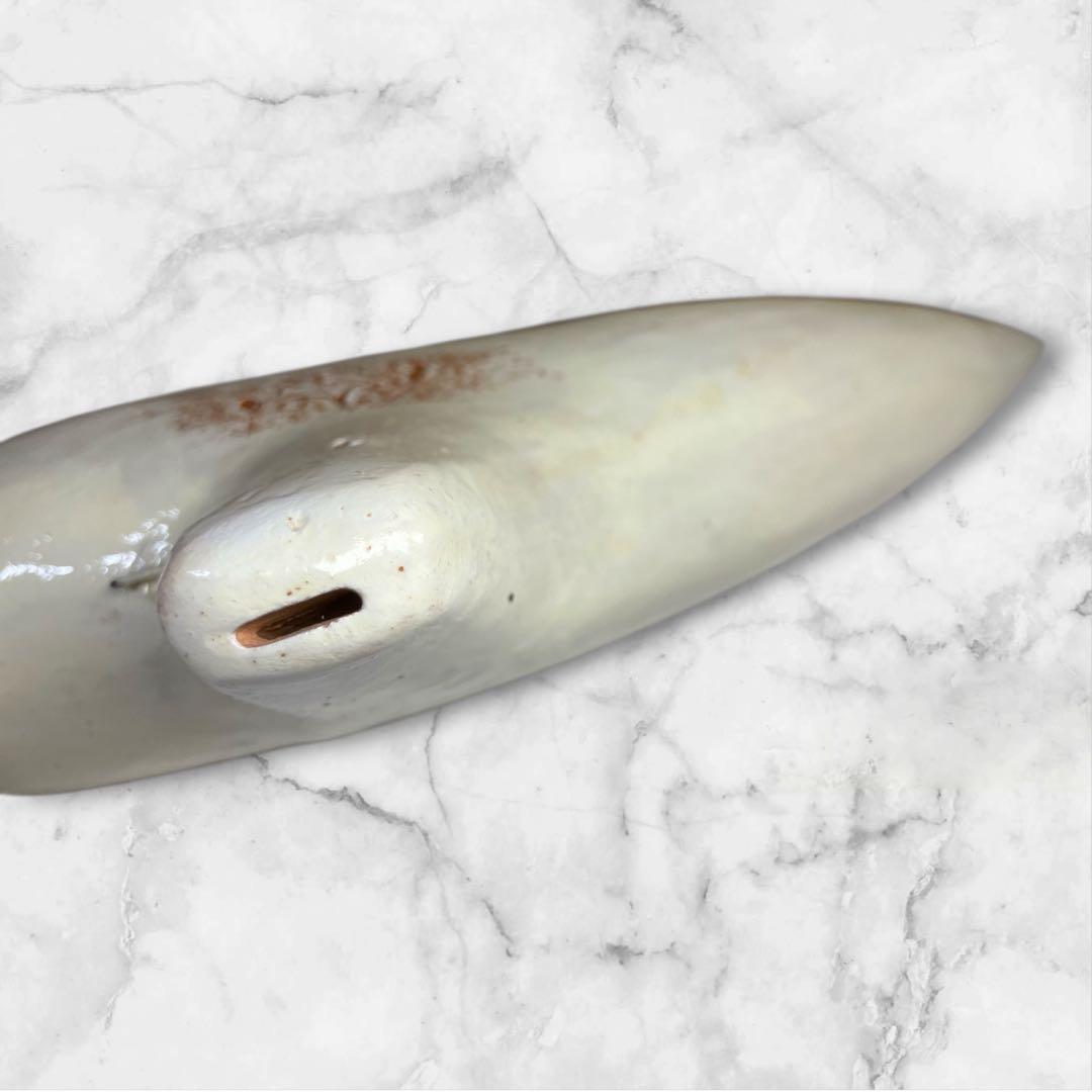 【美品オカリナ】アケタ◉オカリーナバス級C調 幅約28cm 640g 陶器製