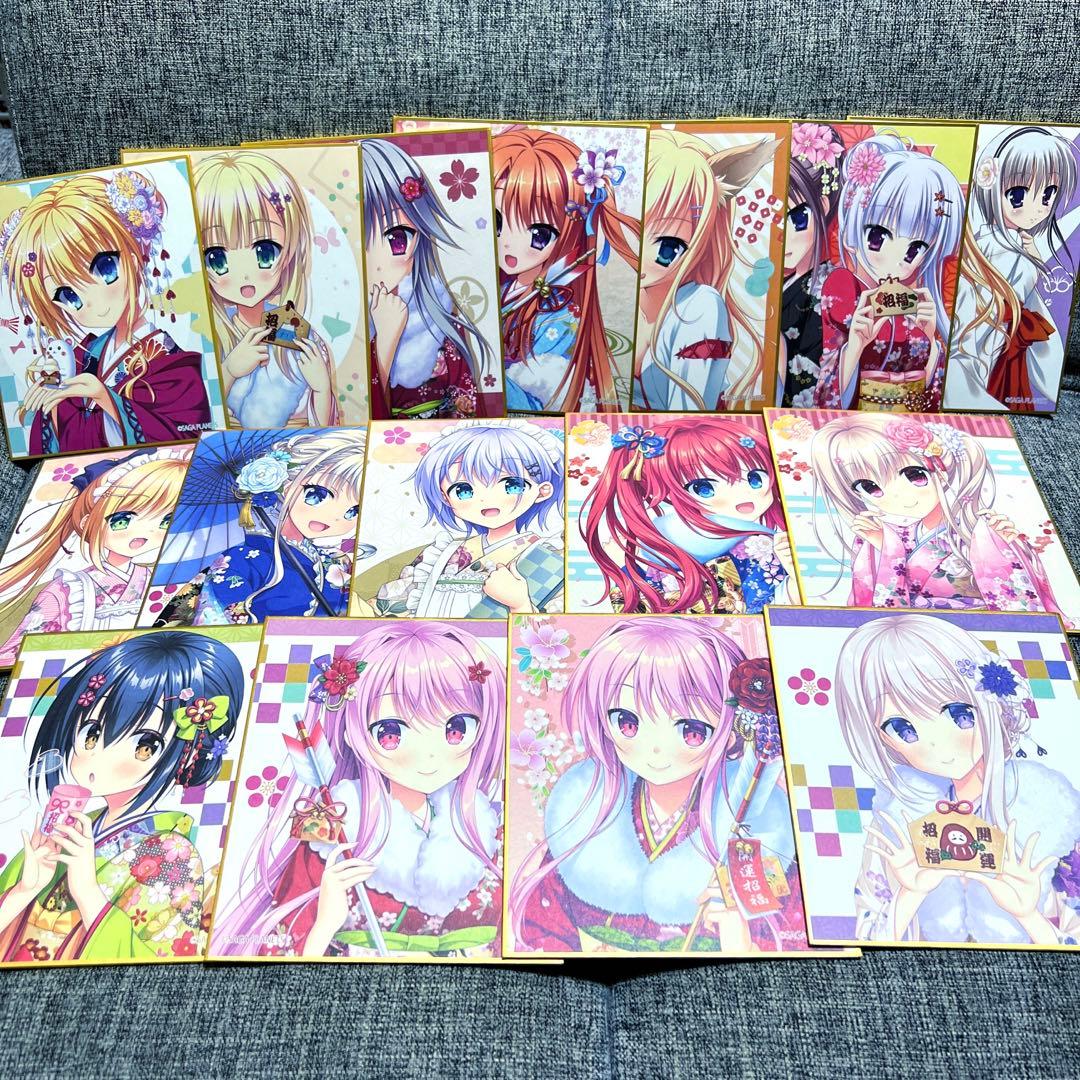 サガプラ大感謝祭　色紙くじ　全16種コンプリートセット