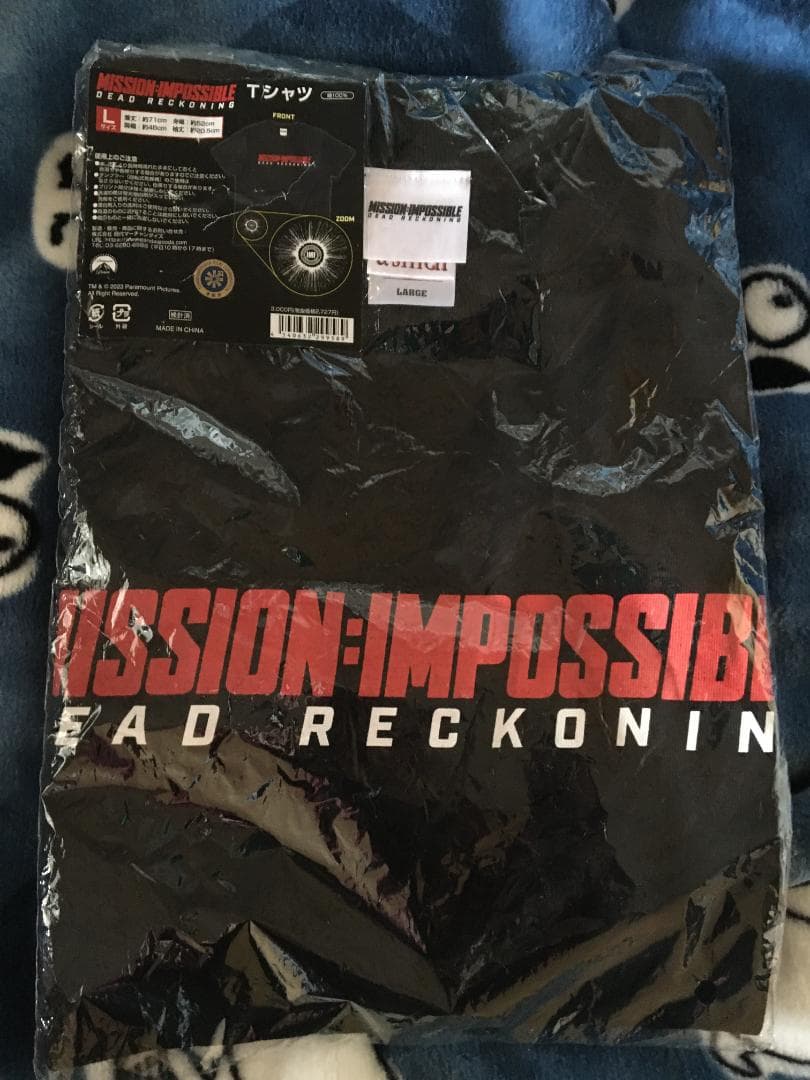 ミッションインポッシブルシャツ Lサイズ 　トムクルーズ