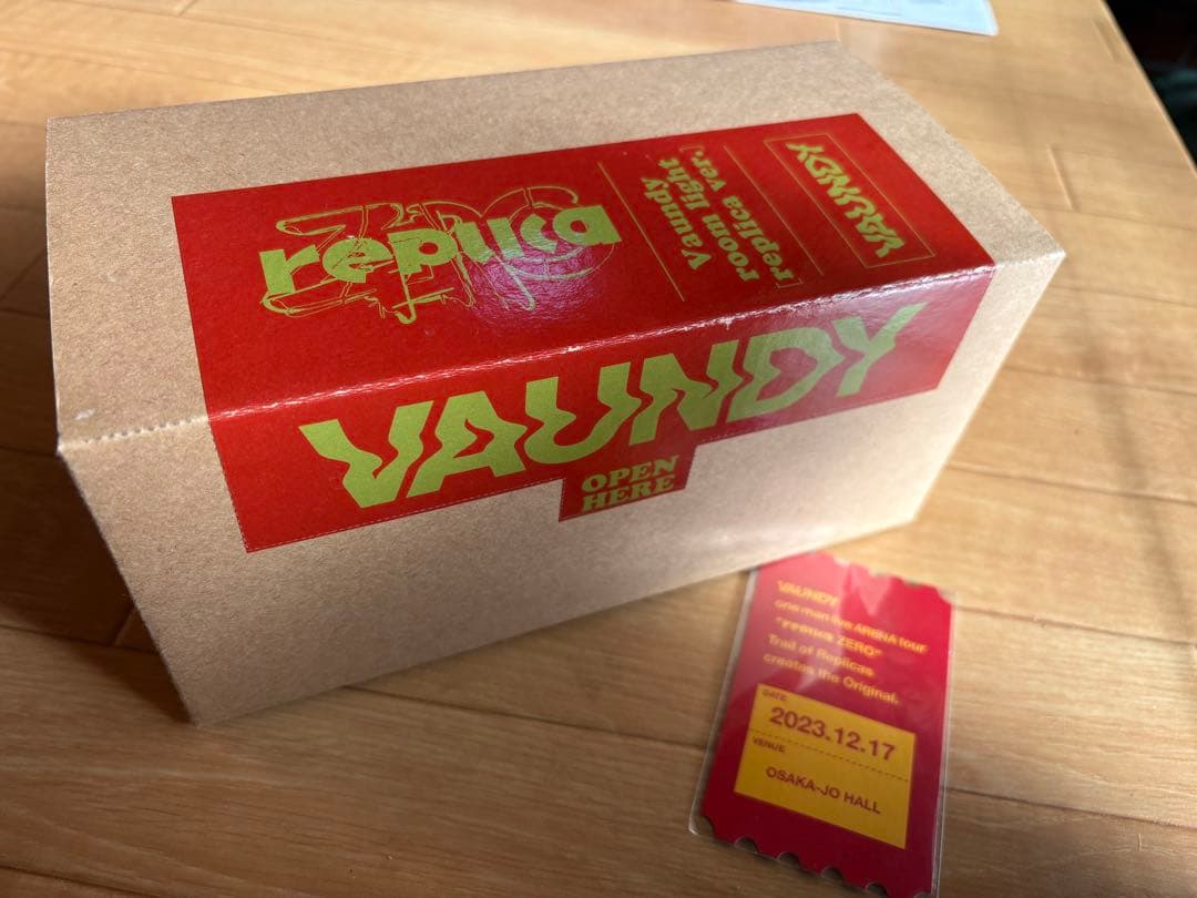 Vaundy Logo Room Light \"replica\" 未開封