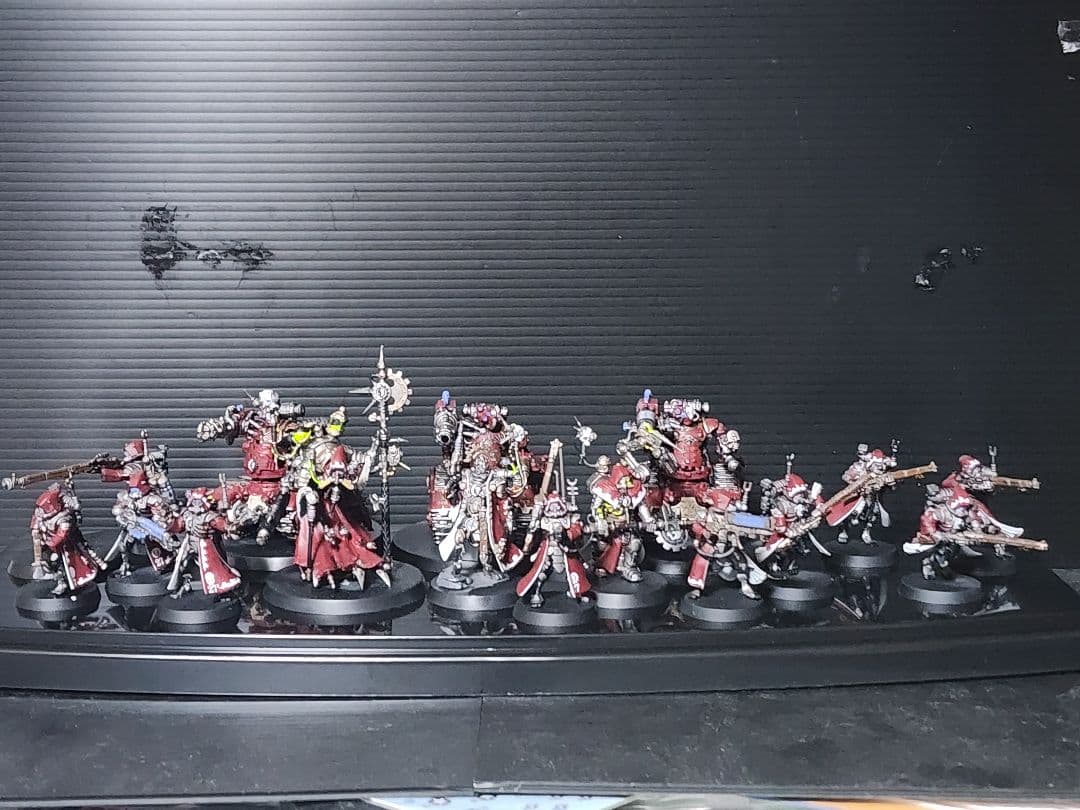 週刊ウォーハンマー、アデプトゥス·メカニカス全種、塗装済み。