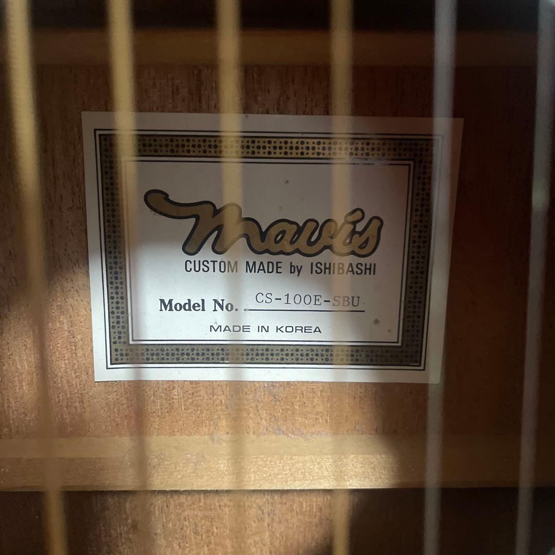 Mavis CS-100E-SBU アコースティックギター