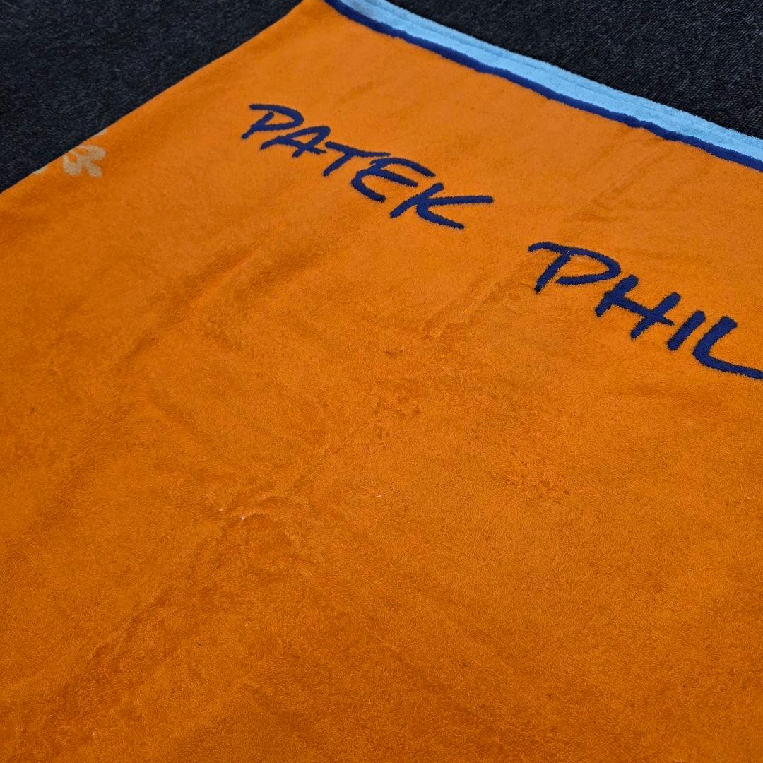 PATEK PHILIPPE　ビーチタオル　大判　オレンジ　マリン