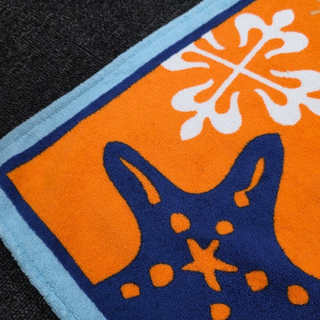 PATEK PHILIPPE　ビーチタオル　大判　オレンジ　マリン