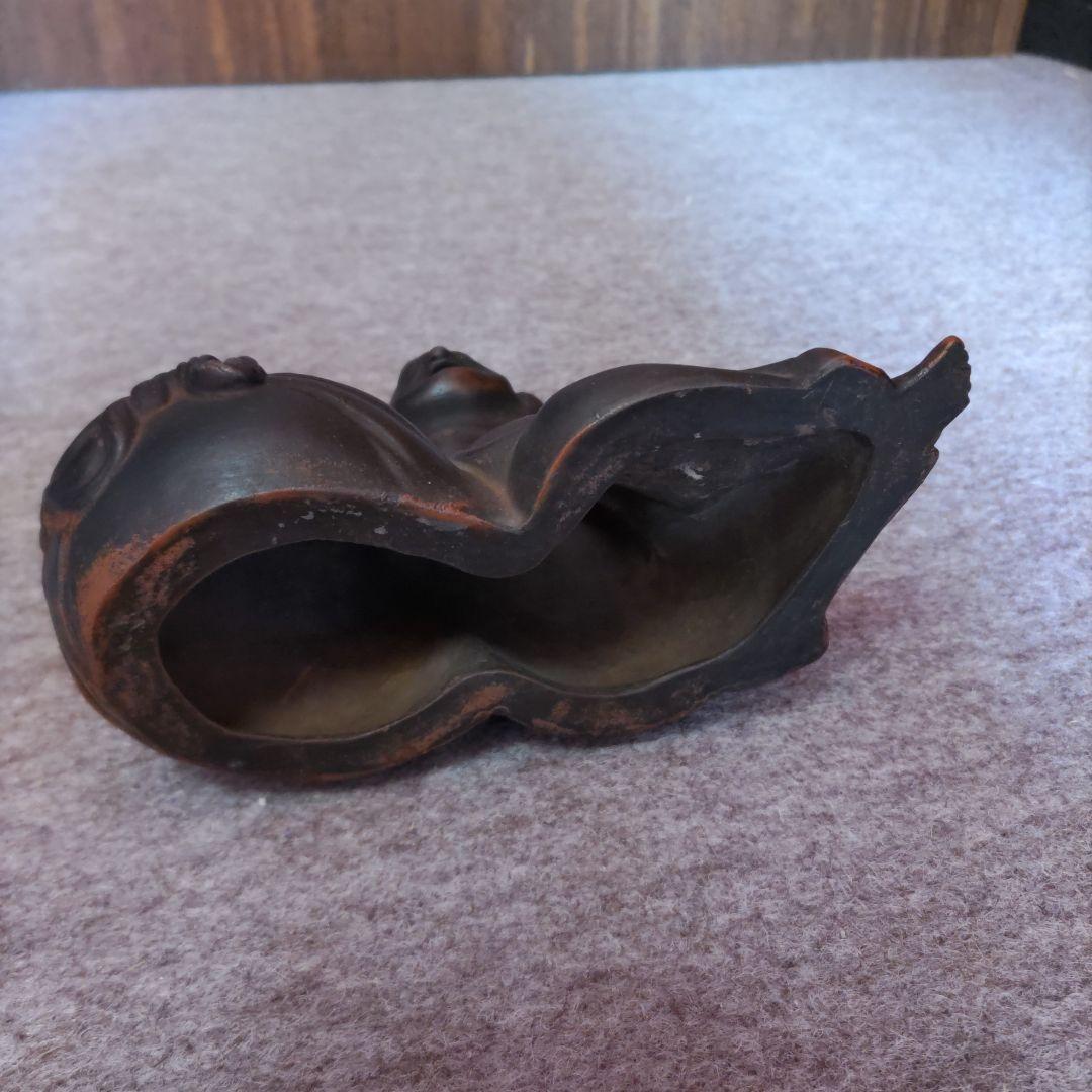 備前焼　布袋様置物　D185