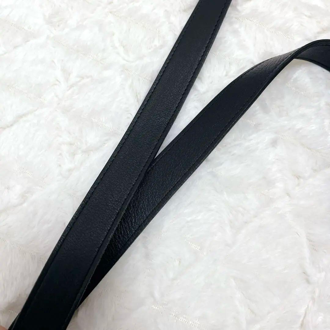 最終値下げ　クラスカCLASKA \"DO\" 松澤 紀美子さんポシェット レザー黒