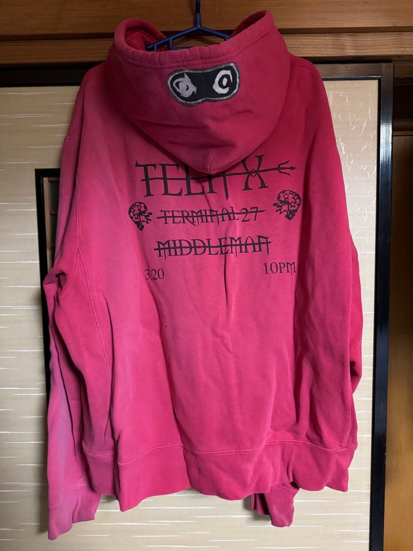 最終値下げ　Ken Carson Teen X hoodie red 2XL