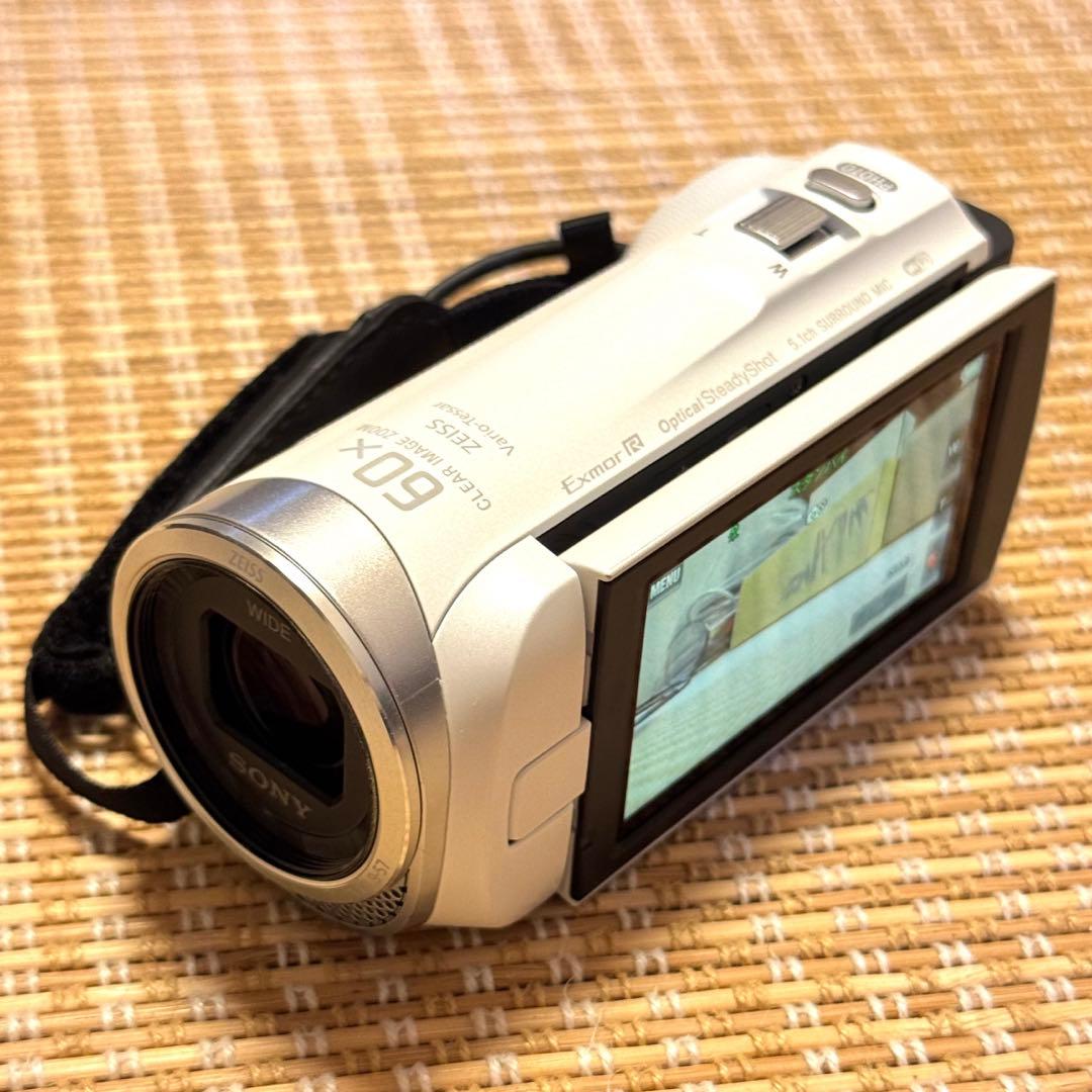 SONY　HANDYCAM　HDR-CX480　ホワイト