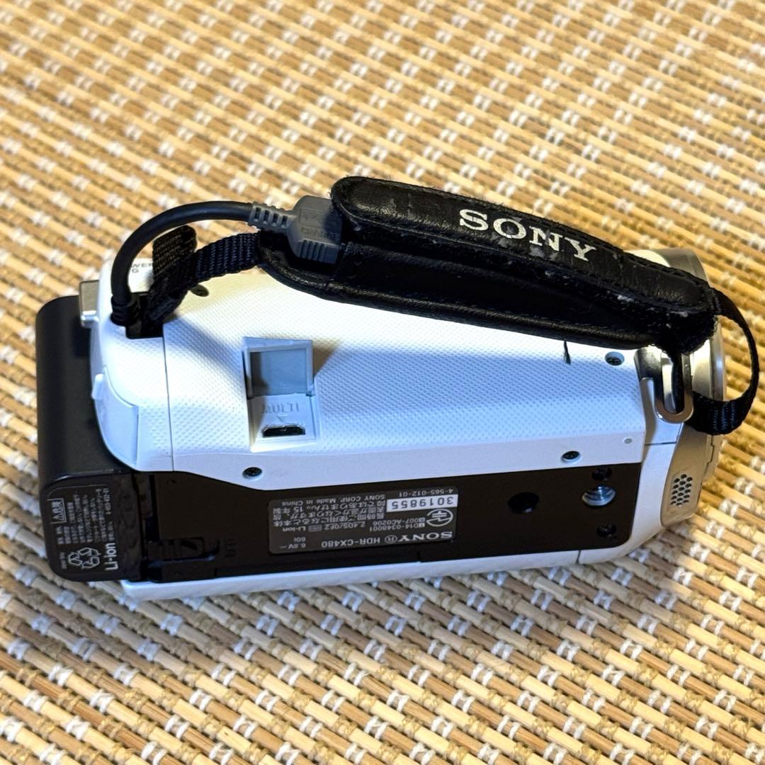 SONY　HANDYCAM　HDR-CX480　ホワイト