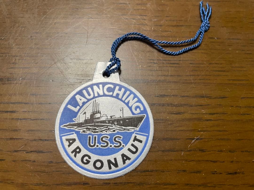 USS アルゴノート (SS-475) 潜水艦 1944 進水記念タグ
