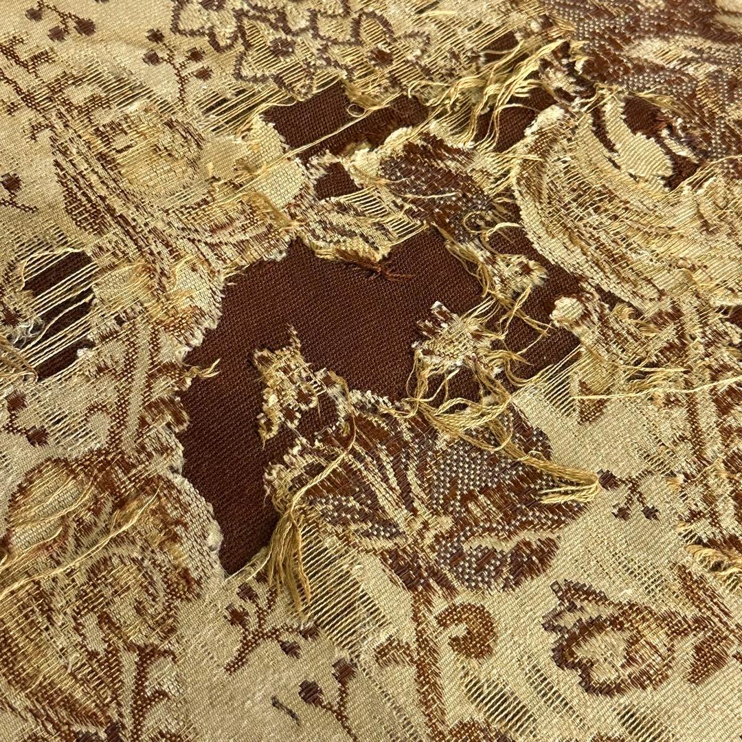 ✦80s✦昭和レトロ ゴブラン織 ヴィンテージ スピンドルチェア 木製 古家具②